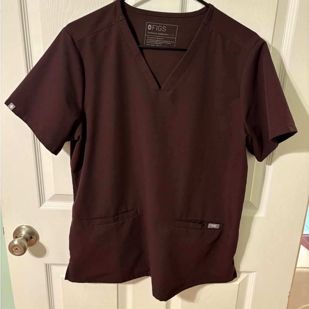 Figs Espresso Casma Top